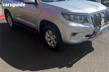 White 2018 Toyota Landcruiser Prado Wagon Gxl (4X4)