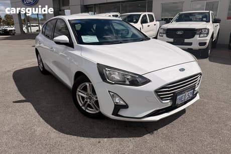 White 2019 Ford Focus Hatchback Trend