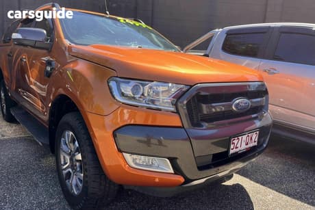 Orange 2016 Ford Ranger Dual Cab Pick-up Wildtrak 3.2 (4X4)
