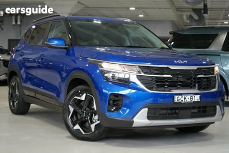 Blue 2025 Kia Seltos Wagon Sport+ (Awd)