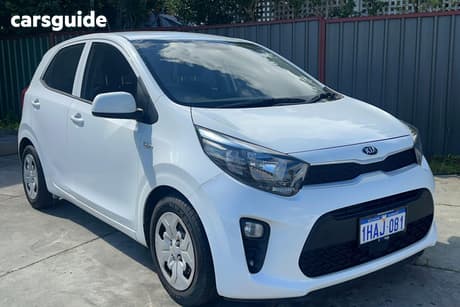 White 2020 Kia Picanto Hatchback S