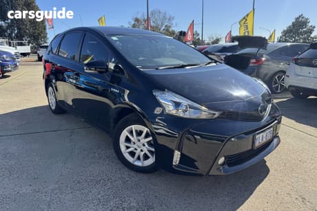 Black 2019 Toyota Prius V Wagon I-Tech