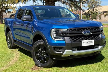 Blue 2025 Ford Ranger Double Cab Pick Up Phev Sport (4X4)