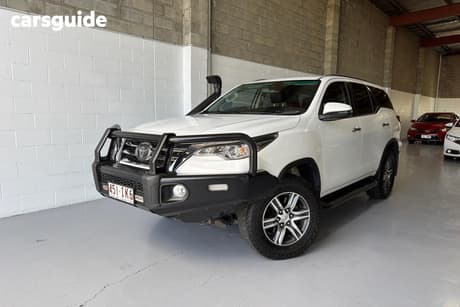 White 2019 Toyota Fortuner Wagon Gxl