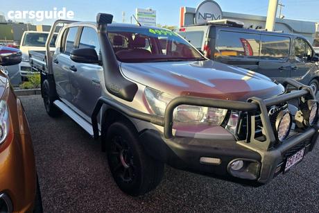 Silver 2019 Toyota Hilux Double Cab Chassis Sr (4X4)