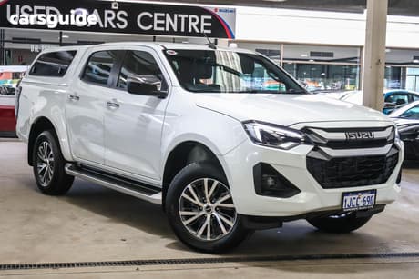 White 2024 Isuzu D-MAX Crew Cab Utility Ls-U+ (4X4)