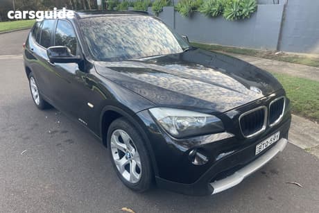 Black 2011 BMW X1 Wagon Sdrive 20D