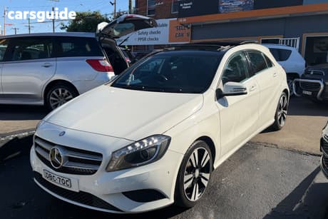 White 2015 Mercedes-Benz A200 Hatchback Be
