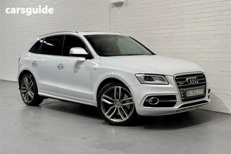 White 2015 Audi SQ5 Wagon 3.0 Tdi Quattro