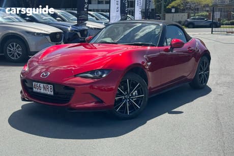 Red 2025 Mazda MX-5 Convertible G20 Roadster Gt