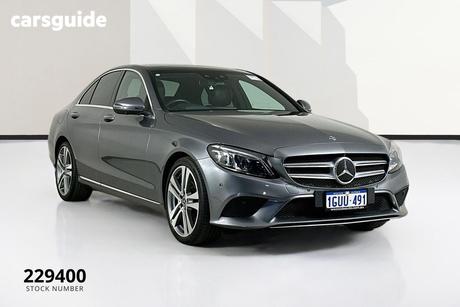 Grey 2019 Mercedes-Benz C300 Sedan