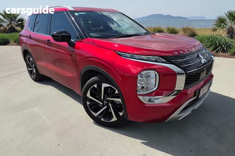 Red 2022 Mitsubishi Outlander Wagon Exceed 7 Seat (Awd)
