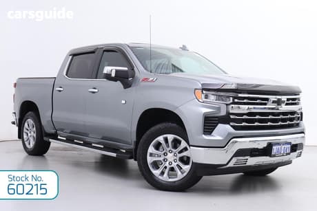 Grey 2025 Chevrolet Silverado Crew Cab Pickup 1500 Ltz Premium