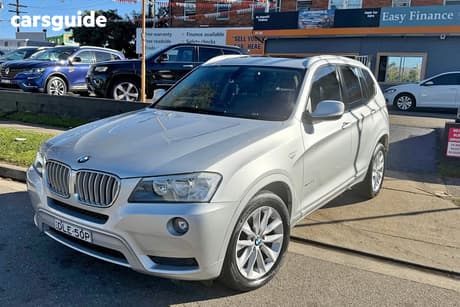 Silver 2011 BMW X3 Wagon Xdrive 28I