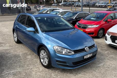 Blue 2015 Volkswagen Golf Hatchback 92 Tsi Comfortline