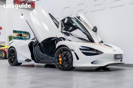 White 2024 McLaren 750S Coupe