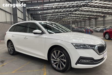 White 2021 Skoda Octavia Wagon 110 Tsi Style