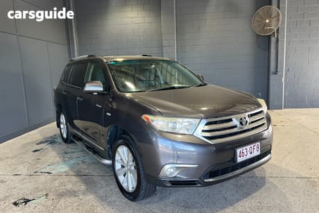 Grey 2012 Toyota Kluger Wagon Grande (4X4)