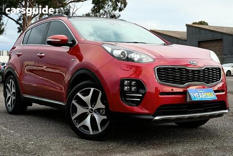 Red 2017 Kia Sportage Wagon Gt-Line (Awd)