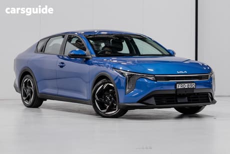 Blue 2024 Kia K4 Sedan Sport+