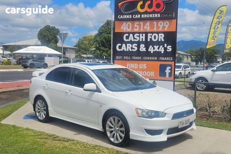 White 2008 Mitsubishi Lancer Sedan Vr-X