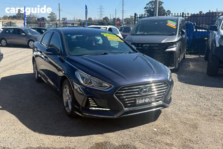 Blue 2017 Hyundai Sonata Sedan ACTIVE