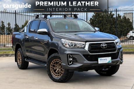 Grey 2019 Toyota Hilux Double Cab Pick Up Sr5 (4X4)