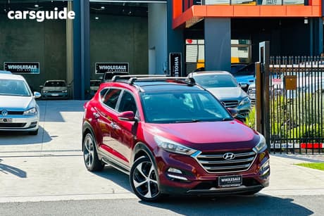 Red 2016 Hyundai Tucson Wagon Highlander (Awd)