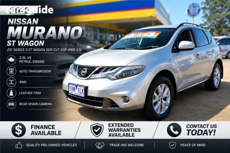 Silver 2012 Nissan Murano Wagon St