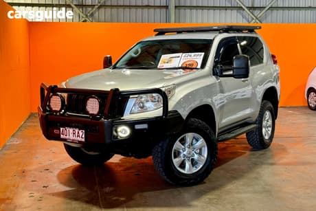 Silver 2010 Toyota Landcruiser Prado Wagon Sx (4X4)