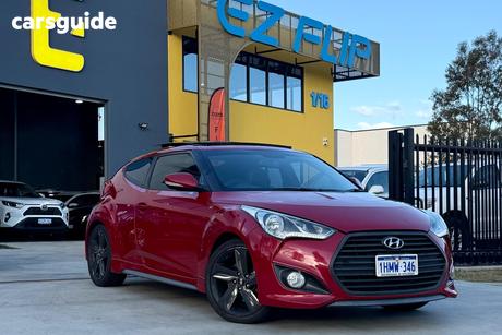 White 2014 Hyundai Veloster Hatch VELOSTER SR TURBO FS3 3D COUPE 1.6L 6 SP MANUAL