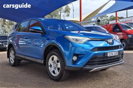 Blue 2018 Toyota RAV4 Wagon Gx (4X4)