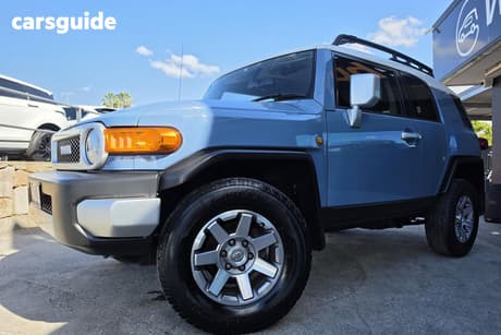 Blue 2015 Toyota FJ Cruiser Wagon