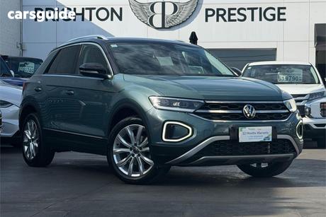 Blue 2023 Volkswagen T-ROC Wagon 110Tsi Style (Restricted Feat)