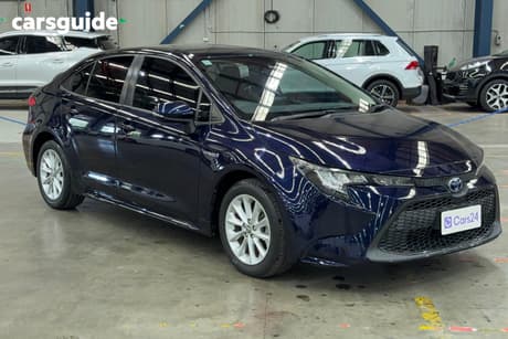 Blue 2022 Toyota Corolla Sedan Ascent Sport Hybrid