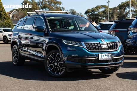 Blue 2020 Skoda Kodiaq Wagon 132 Tsi (4X4)