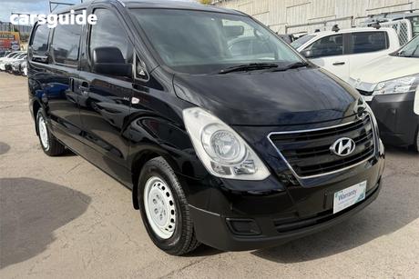 Black 2017 Hyundai Iload Van 3S Twin Swing