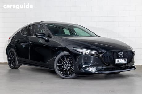 Black 2020 Mazda 3 Hatchback G25 Astina