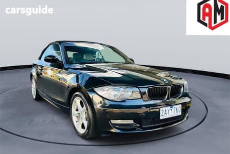 Black 2009 BMW 120I Convertible 20I