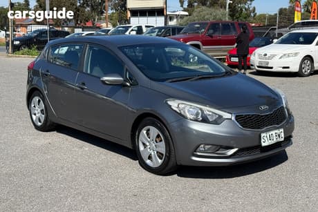 Grey 2016 Kia Cerato Hatchback S