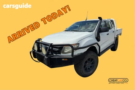 White 2012 Ford Ranger Dual Cab Chassis Xl 3.2 (4X4)