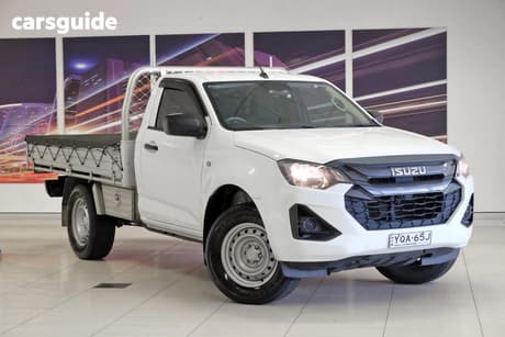 White 2024 Isuzu D-MAX Cab Chassis Sx (4X2) High-Ride