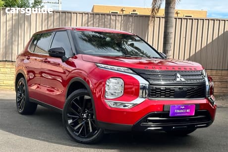 Red 2024 Mitsubishi Outlander Wagon Black Edition 7 Seat (2Wd)