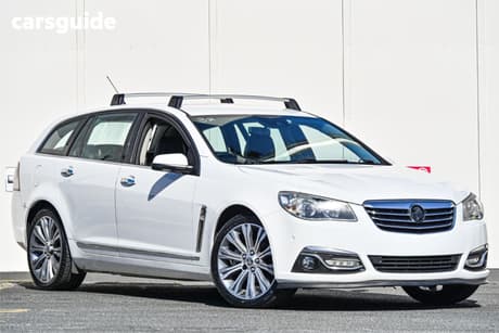 White 2014 Holden Calais Sportswagon V