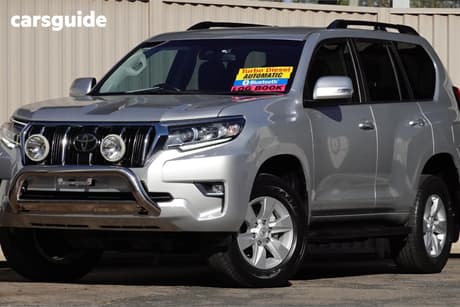 Silver 2019 Toyota Landcruiser Prado Wagon Gxl (Prem Int) (4X4)