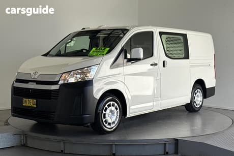 White 2025 Toyota HiAce Van Lwb