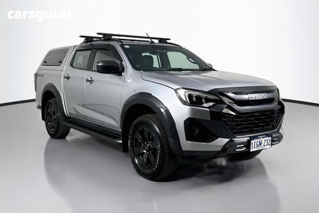 Silver 2024 Isuzu D-MAX Crew Cab Utility X-Terrain (4X4)