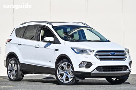 White 2019 Ford Escape Wagon Titanium (Awd)