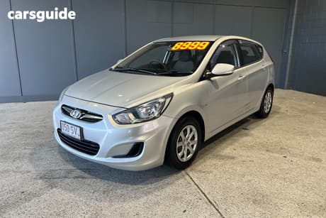 Silver 2012 Hyundai Accent Hatchback Active