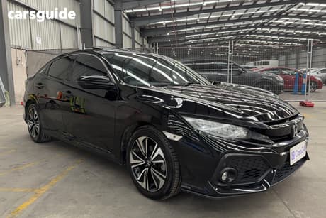 Black 2018 Honda Civic Hatchback Vti-Lx